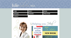 Desktop Screenshot of juliesilvermd.com
